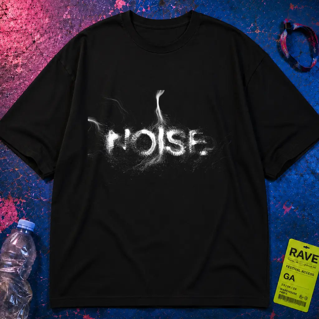 Noise Text T-Shirt