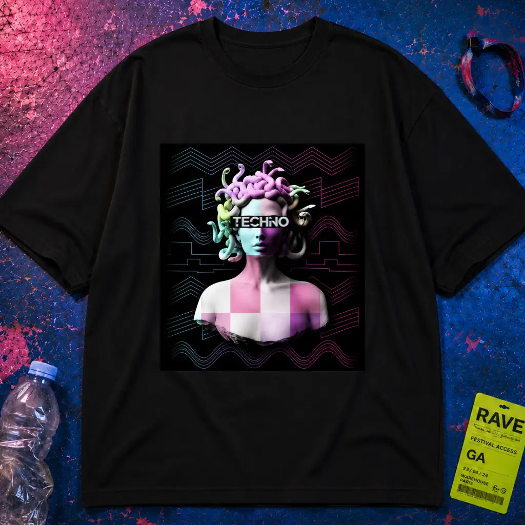 Techno Soundwaves T-Shirt
