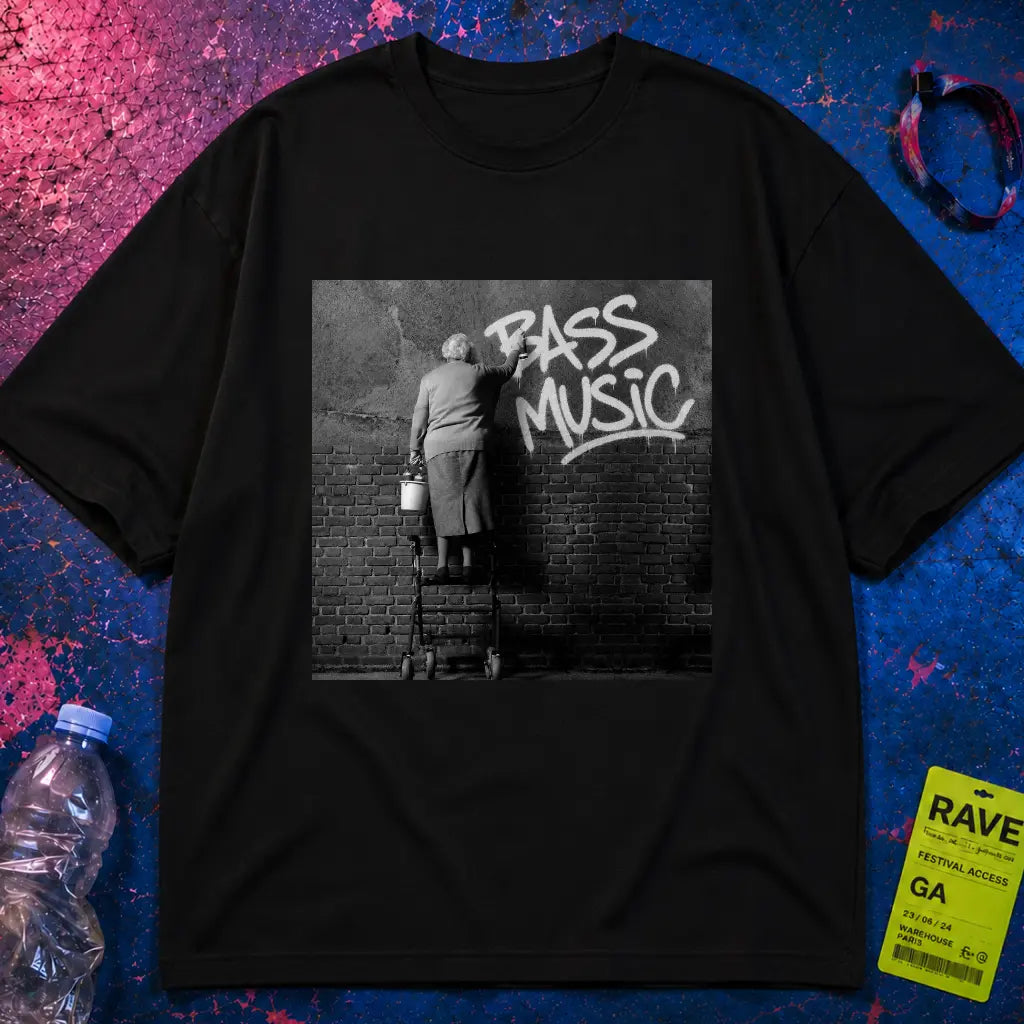 Bass Music Wall T-Shirt