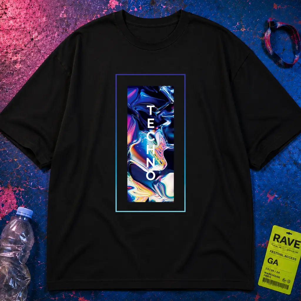 Techno Chromatic Liquid T-Shirt