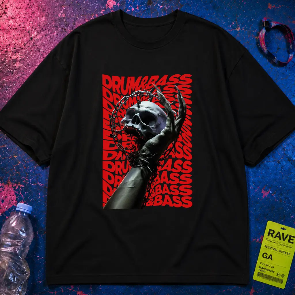 Drum And Bass Skull T-Shirt