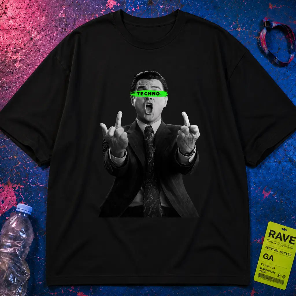 Wolf Of Techno Street T-Shirt